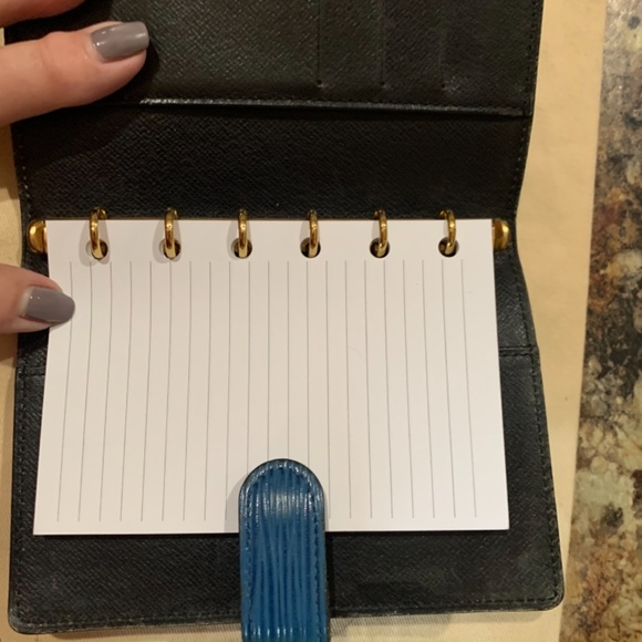 Louis Vuitton Epi leather agenda EUC beautiful authentic blue - Picture 3 of 8